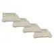 Kit 4 Almofadas Decorativa Futon Assento De Cadeira Sofa Pallet Banco Bege Cheia Confortavel Macio C em oferta