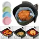 Cesto de Silicone Redondo Air Fryer e Forno Forma para Fritadeira Elétrica com Alça em oferta