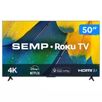 Imagem da promoção Smart TV 50” 4K UHD LED Semp RK8600 Wi-Fi - 3 HDMI 1 USB