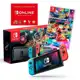 Console Nintendo Switch + Joy-Con Neon + Mario Kart 8 Deluxe + 3 Meses de Assinatura Nintendo Switch em oferta
