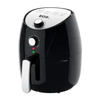 Fritadeira Sem Óleo Air fryer EOS Chef Gourmet 4 Litros Preto com Cinza EAF40S 110V em oferta na Casas Bahia