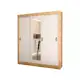Guarda-roupa Casal com Espelho 3 Portas de Correr Araplac Melissa Glass em oferta
