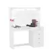Penteadeira Ditália 7 Gavetas Branco c/ Kit Luz Camarim em oferta
