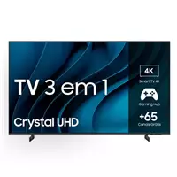 Imagem da promoção Smart TV Samsung 43" Crystal UHD 4K 43CU8000 2023 Design AirSlim Painel Dynamic Crystal Color Tela