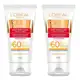 Kit 2 Protetor Solar Expertise FPS 60 Com Acido Hialurônico - L'OREAL em oferta