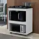 Balcão para Cooktop 5 Bocas 2 Nichos para Forno Turim Kaiki Móveis em oferta