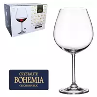Imagem da promoção Jogo De Taca De Cristal Para Vinho Bordeau Com 6 Unidades Gastro Bohemia 650ml