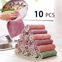 Imagem da promoção 1 pcs Pano Absorvente Anti Óleo Para Cozinha /Toalha De Limpeza De Veludo Cozinha