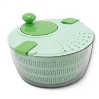 Imagem da promoção Centrifugador Secador e Lavador de Saladas Verduras Com Tampa e Rotacao de 360 Verde 4