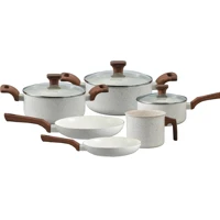 Imagem da promoção Mimo Style, Conjunto de 6 Panelas Pratic Cook Marmol Compatível com Fogão por Indução