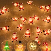 Imagem da promoção 2M 20LED Floco De Neve Papai Noel Decoração De Natal Para Casa Árvore Ornamento 2022 Navidad Kids Gi