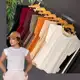 Kit 2 Blusas Feminina Muscle tee Lisa Ribana Canelada Gola Redonda Básica Social Elegante em oferta