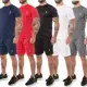 Kit 5 camisetas masculinas + 5 Bermudas Masculinas Academia - Conjunto em oferta