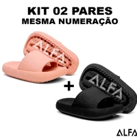 Imagem da promoção Kit De Dois Pares de Chinelo Nuvem Unissex Mega Promoção