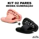 Kit De Dois Pares de Chinelo Nuvem Unissex Mega Promoção em oferta