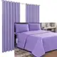 Kit Quarto 4 Peça - Cobre leito Império + Cortina Roma 3 metros + 2 Porta travesseiro Jogo de cama D em oferta