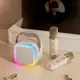Caixa De Som Com Microfones Bluetooth Karaokê Brincadeiras em Família em oferta