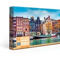 Imagem da promoção Quebra-cabeça Amsterdã  1500 peças panorâmico Toyster Brinquedos