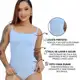 Body Feminino Alcinha com Forro Anarruga de Algodão Bory Alça Fina em oferta