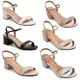 Sandália Feminina Casual Vizzano Salto Grosso Baixo Bloco Confortável Original Com Fivela 6291900 em oferta