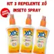 Kit Repelentes Insetos Spray Xô Inseto 15% Deet 10h 200ml em oferta