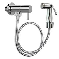 Imagem da promoção Ducha Higiênica Banheiro Completa Luxo 1/4 Metal Cromado 1,20m Chuveirinho Privada