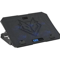 Imagem da promoção Base para Notebook Gamer NBC-70BK ate 15,6" Preto Com 5 opções de inclinação 6 ventiladores Painel d