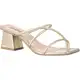 Tamanco Feminino Sandália Salto Bloco Quadrado Tiras Blogueira Confortável Original GiGil em oferta