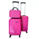 kit 2 mala + frasqueira bordo aviao necesser necessaire 10kg em oferta