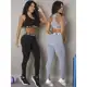 Kit 2 Conjuntos Academia 2 Tops e 2 Legging Elastico Exposto em oferta