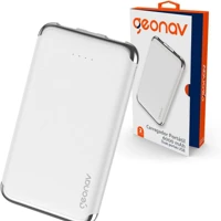 Imagem da promoção Geonav Power Bank, Carregador Portátil Universal 6.000mAh, 2 portas USB 2.1A, Led Indicador de bater