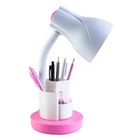 Imagem da promoção Luminária de Mesa Direcionável Escritório Home Office Estudo Porta Lápis Caneta Bivolt E27 - GQE