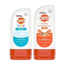 Imagem da promoção Kit Repelente OFF! Family Loção 200ml + Repelente Off Baby Loção 117ml