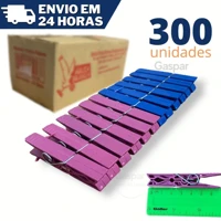 Imagem da promoção Kit 300 unidades Prendedor Pregador de Roupa de Plastico Resistente ATACADO