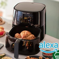 Imagem da promoção Fritadeira Airfryer Essential XL Conectada, Philips Walita, conectividade c/Alexa, 6.2L