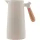 Garrafa Térmica de Plástico com Cabo de Madeira Nórdica 1L Branca - Mesa Posta - Itens Para Casa - U em oferta