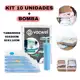 Kit Saco a Vacuo + Bomba Manual Organização de Roupas Mala Viagem Guarda Roupas em oferta