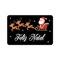 Imagem da promoção Tapete de Porta de Entrada Antiderrapante Natal Feliz Natal (Tap130