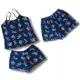 Kit Pijama Casal Feminino e Masculino Samba Canção Baby Doll Kit Namorados em oferta