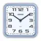 Relógio de Parede Quadrado Quartz Arábico Fundo Branco- Maxtime em oferta