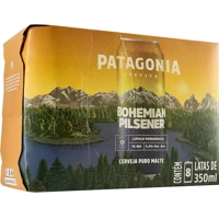 Imagem da promoção Pack de Patagonia BOH Pilsen Nacional Lata Sleek 350ML, 8 Unidades