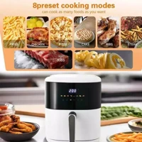 Imagem da promoção Air Fryer forno elétrico de grande capacidade fritadeira Inteligente touch sem óleo FD-1011B