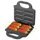Máquina De Crepeira e Hot Dog Seis No Palito 110V Potência 750W Crepe Antiaderente Preto em oferta