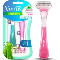 Imagem da promoção Gillette Venus Sensitive Aparelho de Depilação Feminina Descartável com Skin Elixir, Ideal para Pele