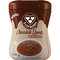 Imagem da promoção 3 Corações Chocolate Quente Cremoso, 180g