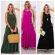 Vestido Longo Regata Longuete 506 em oferta