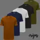 5 Camiseta Lisa Masculina Camisa Básica Algodão Manga Curta em oferta
