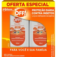 Imagem da promoção OFF! Family Loção Repelente de Mosquitos e Insetos Proteção por até 4h 2 Unidades de 100ml Cada