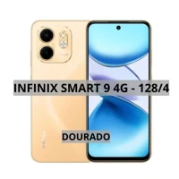 Imagem da promoção Infinix Smart 9 e Smart 10 128GB 4GB RAM, Processador Mediatek Hélio G81, Bateria 5000MAH, Versão gl