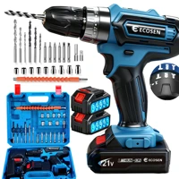 Imagem da promoção Parafusadeira/Furadeira be Impacto Kit Maleta COM DUAS BATERIAS Kit de 28pcs 220V/110V